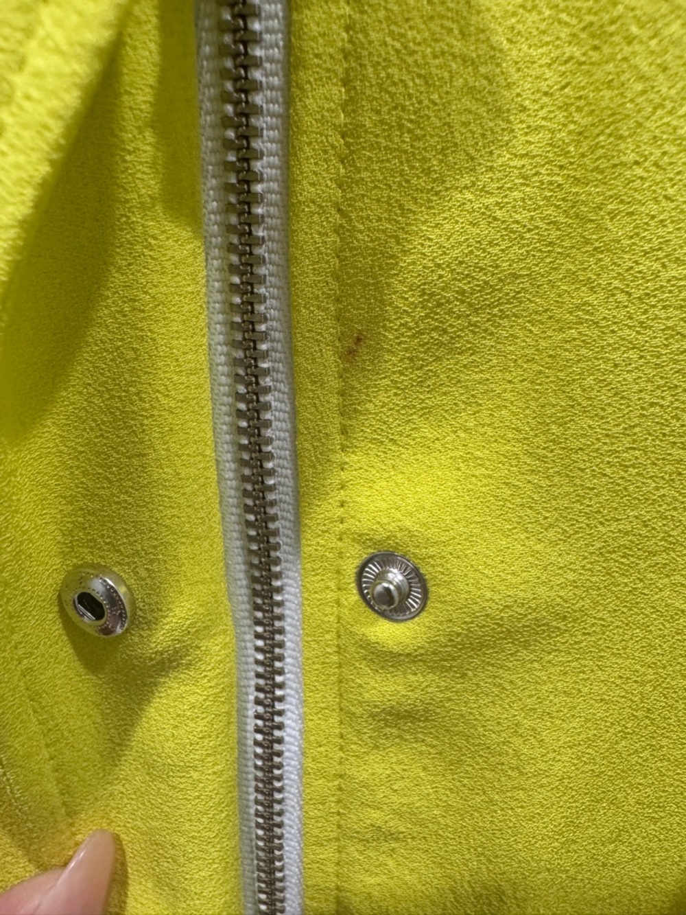Aritzia Babaton Neon Yellow Utility Jacket - Picture 3 of 6
